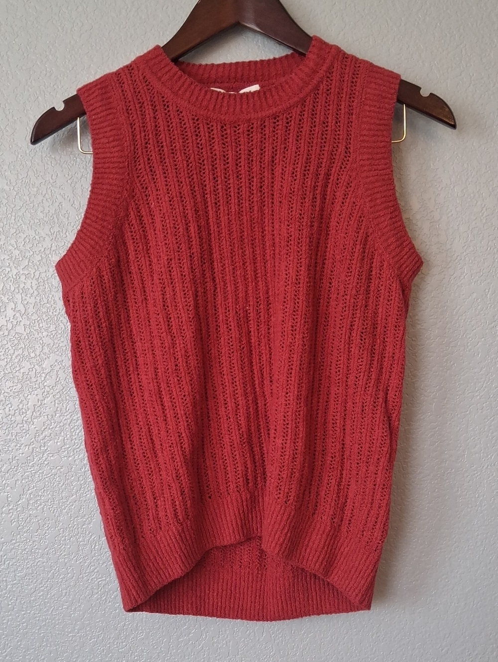 Nation LTD Women's Red Knit Sweater